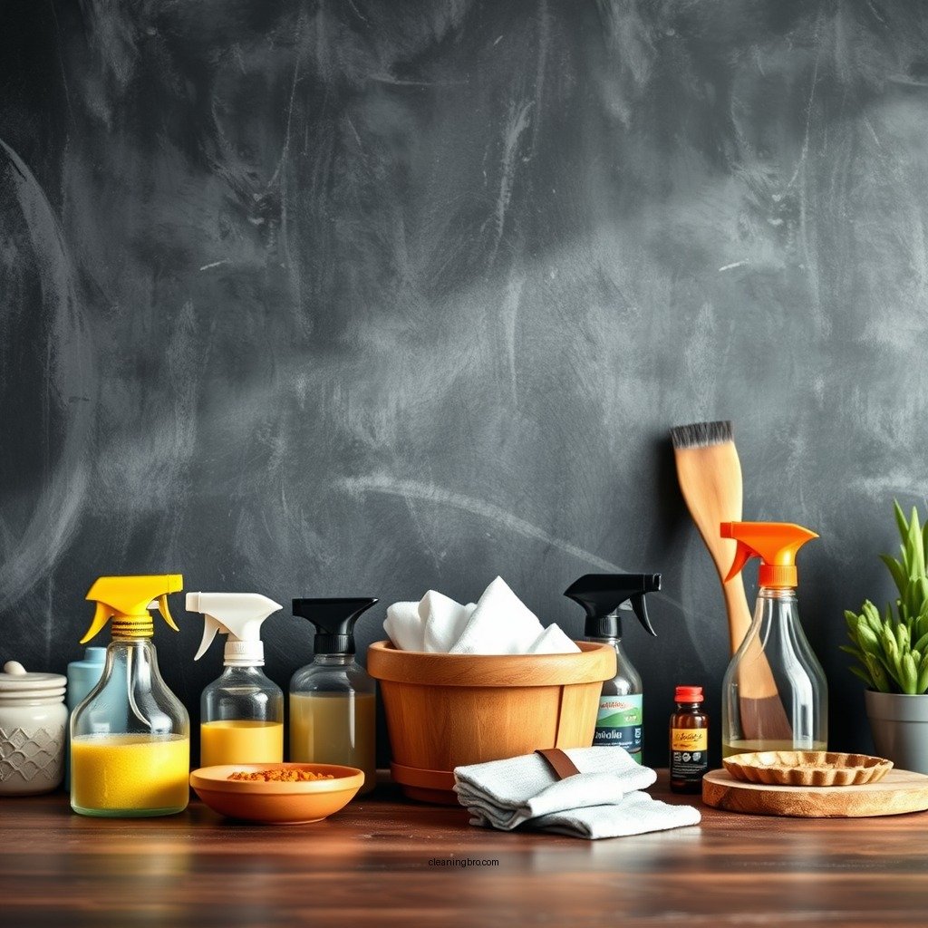 Essential Cleaning Supplies - how to clean chalkboard wall