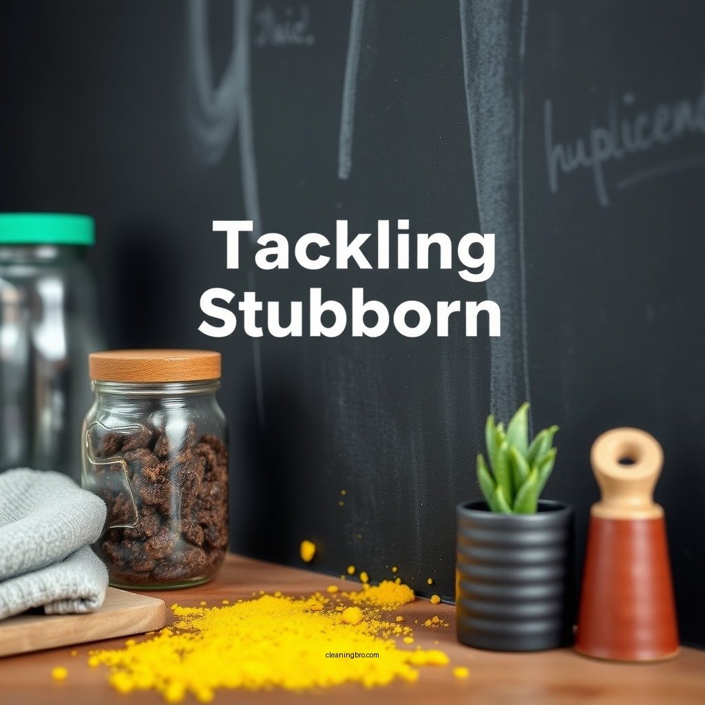Tackling Stubborn Stains - how to clean chalkboard wall