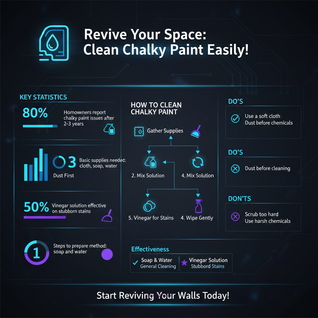 how to clean chalky paint - Data Infographic and Statistics