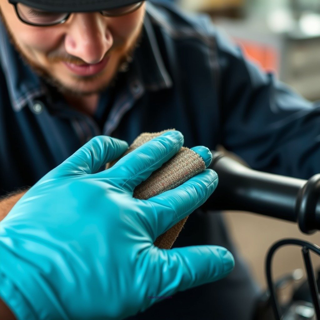 Preparing for Cleaning - how to clean chamois leather