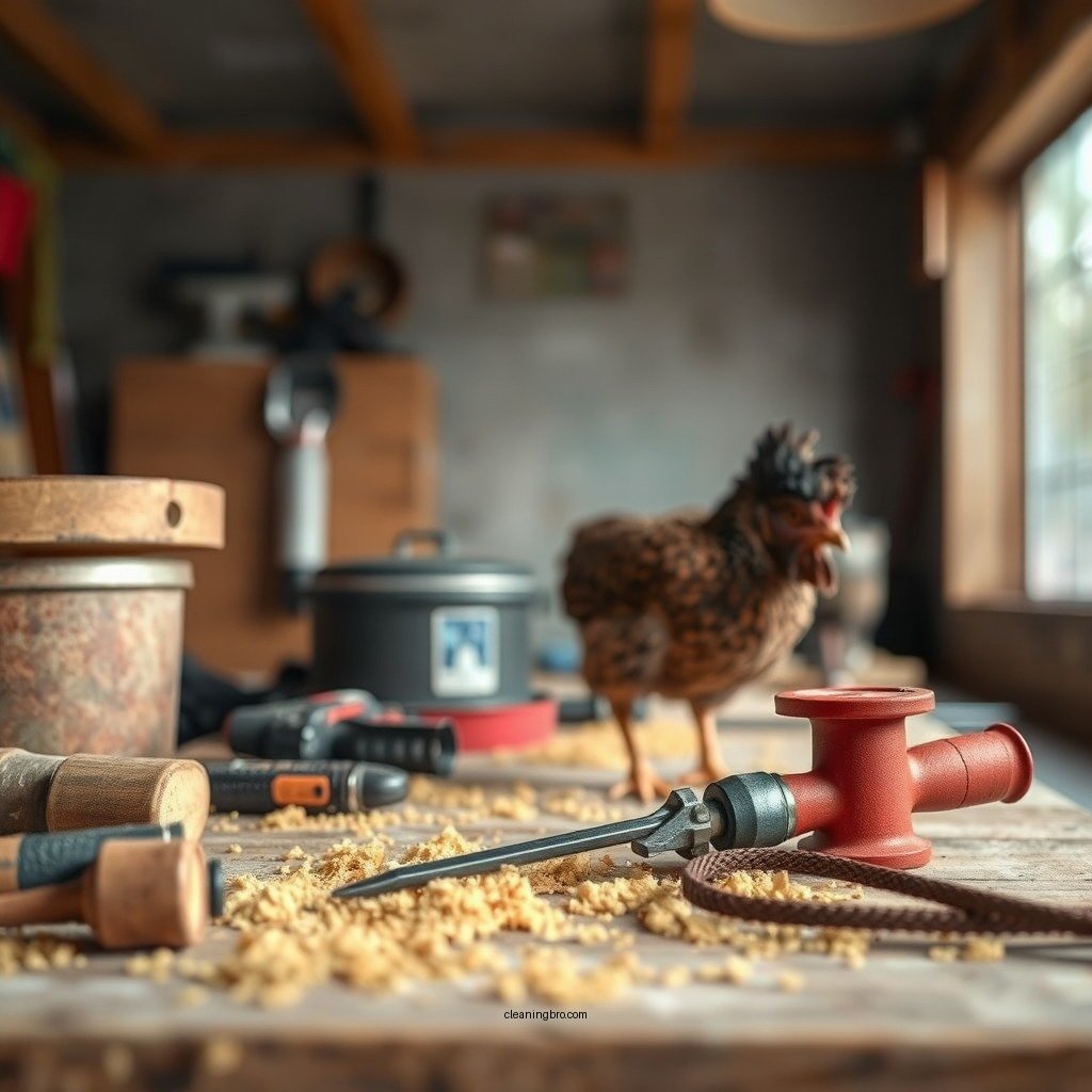 Tools Needed for Cleaning - how to clean chicken vent