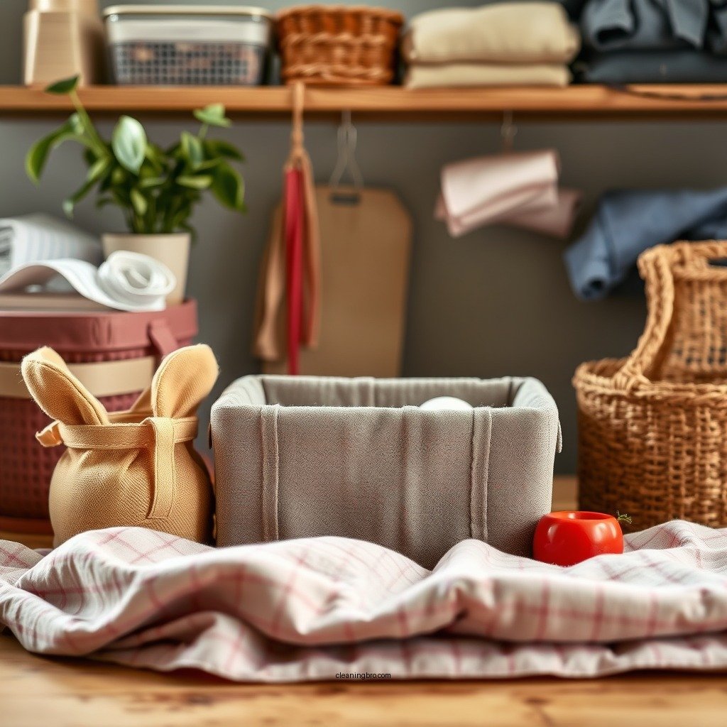 Prepare the Fabric Box for Cleaning - how to clean childrens fabric box