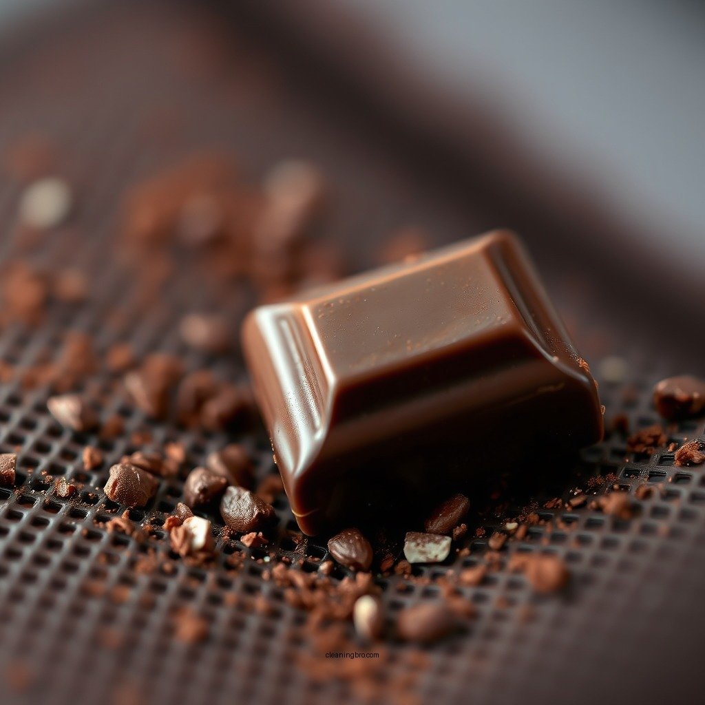 Remove Excess Chocolate - how to clean chocolate from car seat