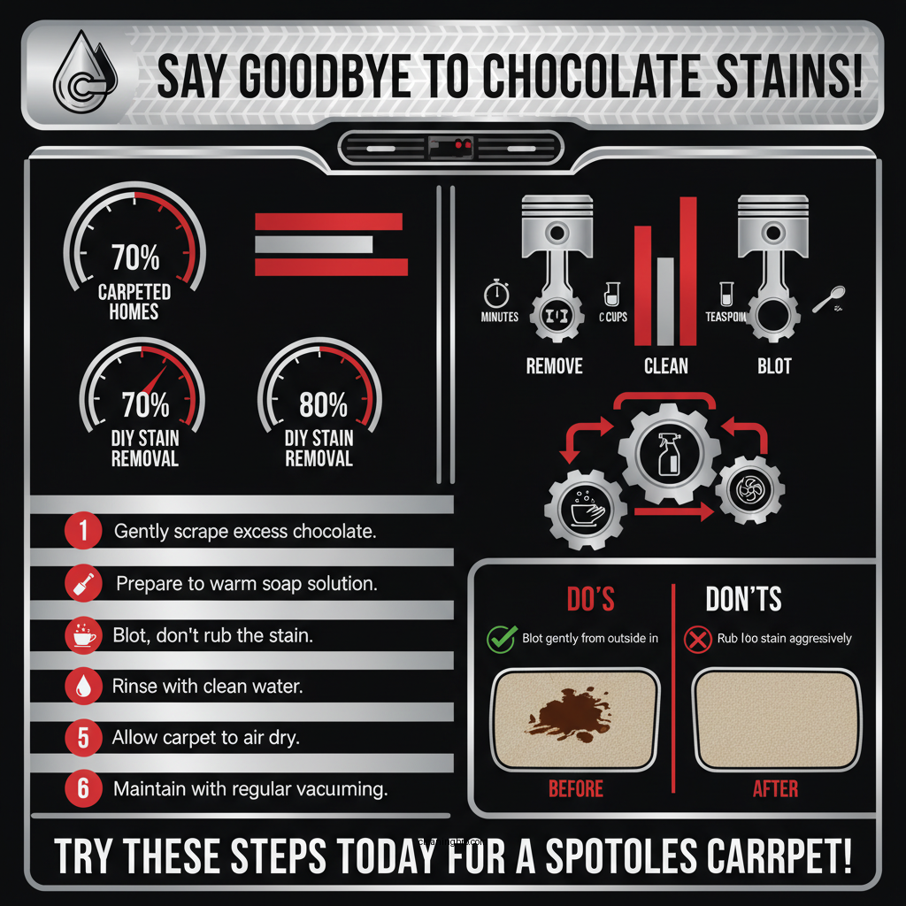 how to clean chocolate out of carpet - Data Infographic and Statistics