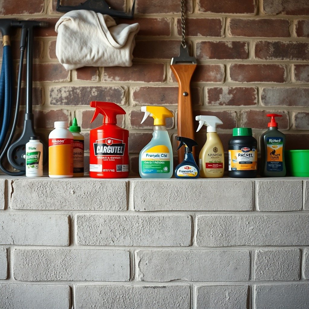 Essential Cleaning Supplies - how to clean cinder block walls