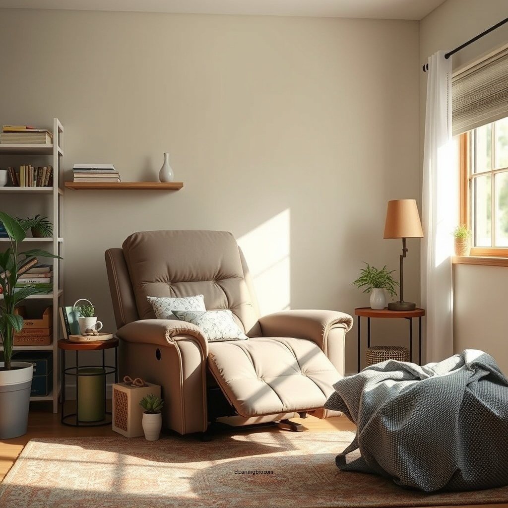 Gather Your Cleaning Supplies - how to clean cloth recliner
