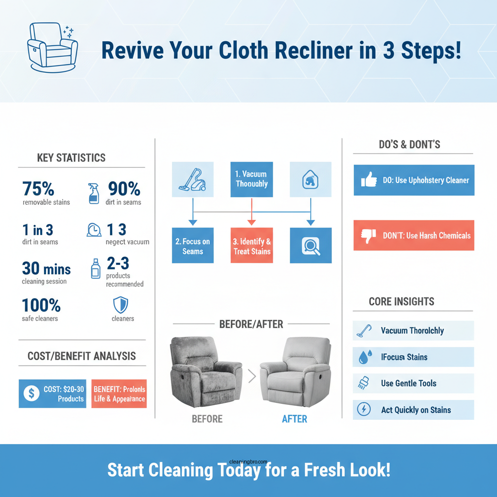 how to clean cloth recliner - Data Infographic and Statistics