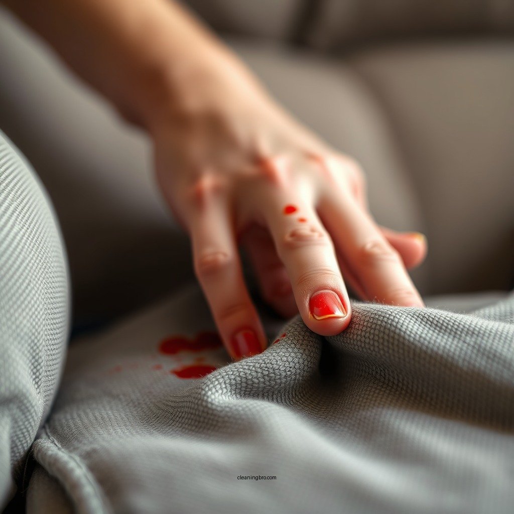 Spot Clean Stains - how to clean cloth recliner