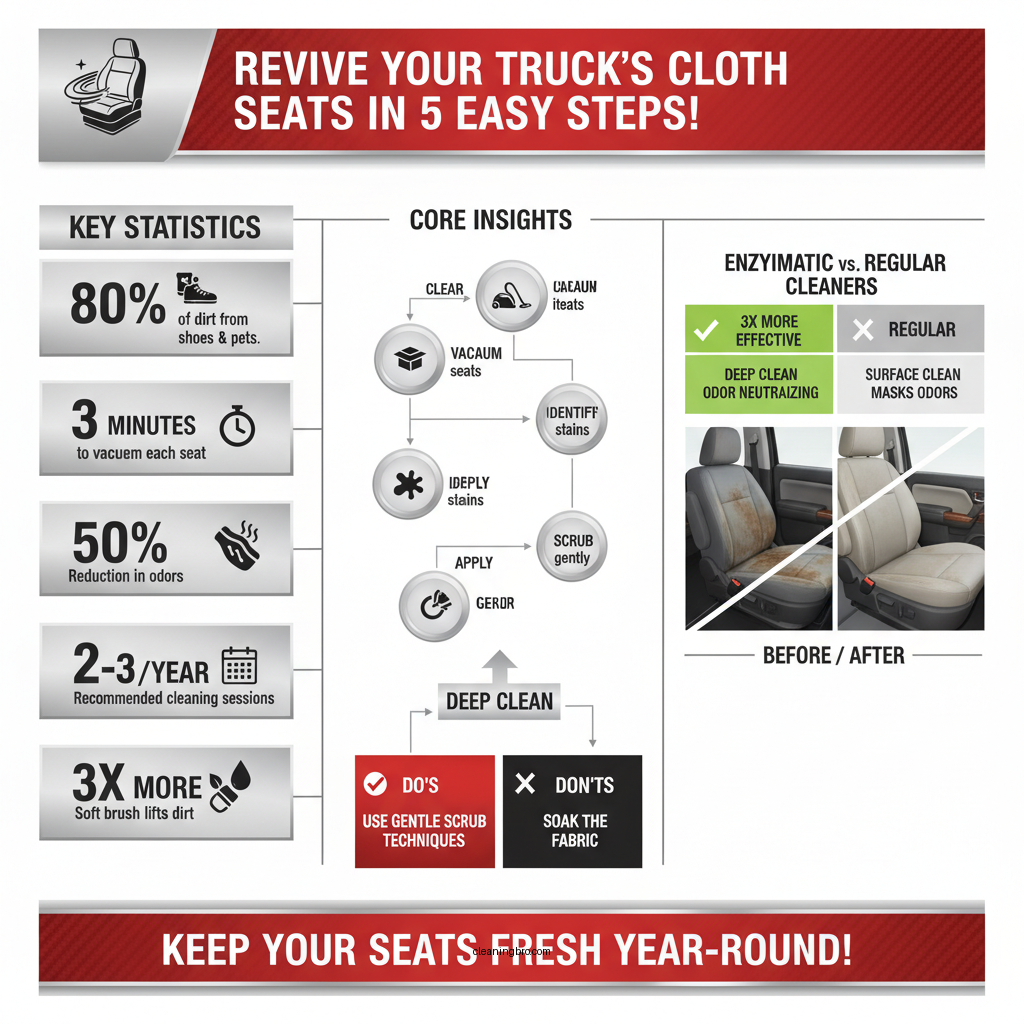 how to clean cloth seats in truck - Data Infographic and Statistics