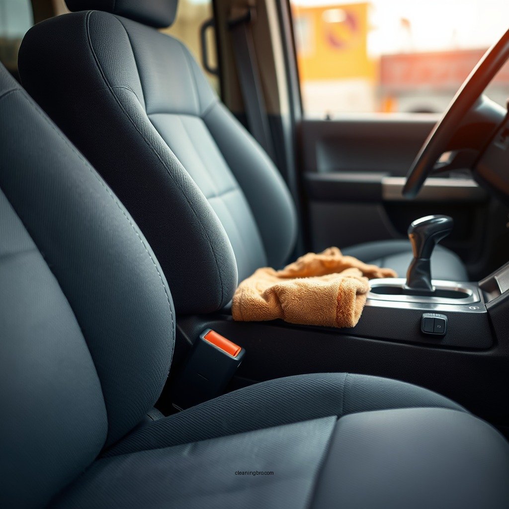 Spot Cleaning Stains - how to clean cloth seats in truck