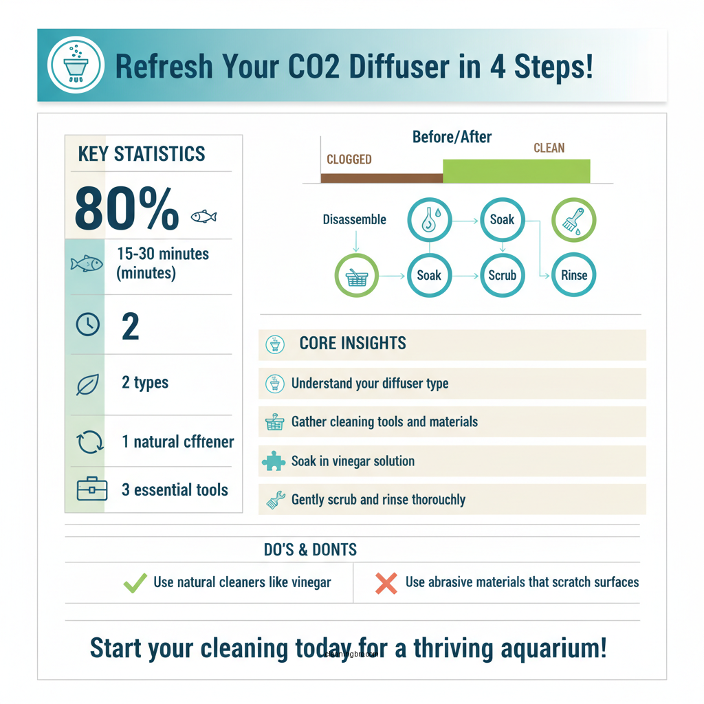 how to clean co2 diffuser - Data Infographic and Statistics