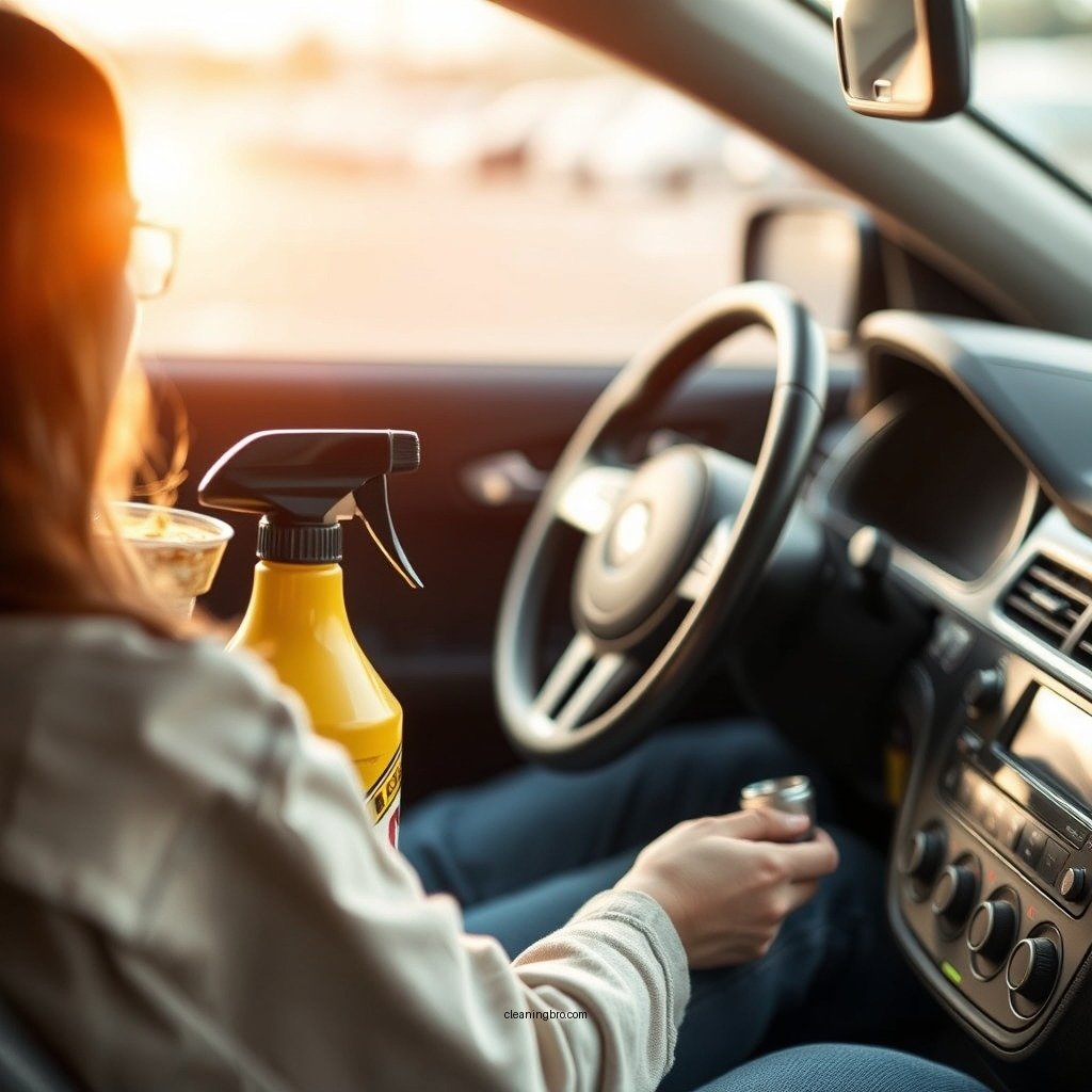 Gather Your Cleaning Supplies - how to clean coffee out of car seat