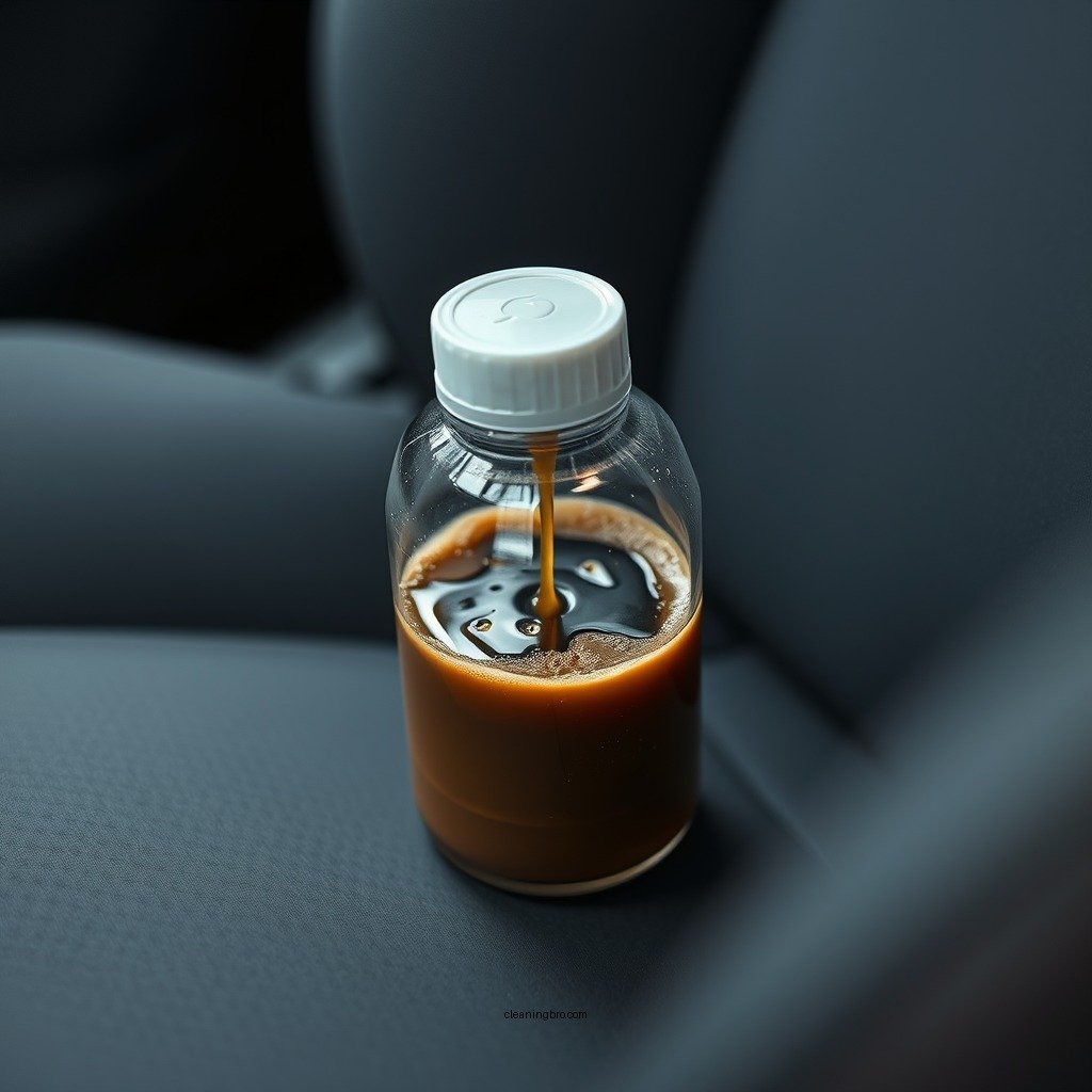 Preparing the Cleaning Solution - how to clean coffee out of car seat