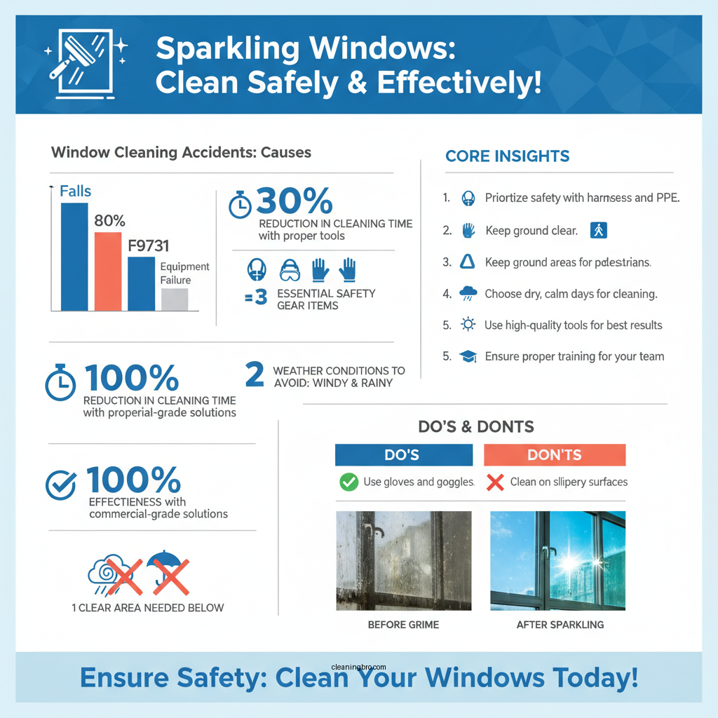 how to clean commercial windows - Data Infographic and Statistics
