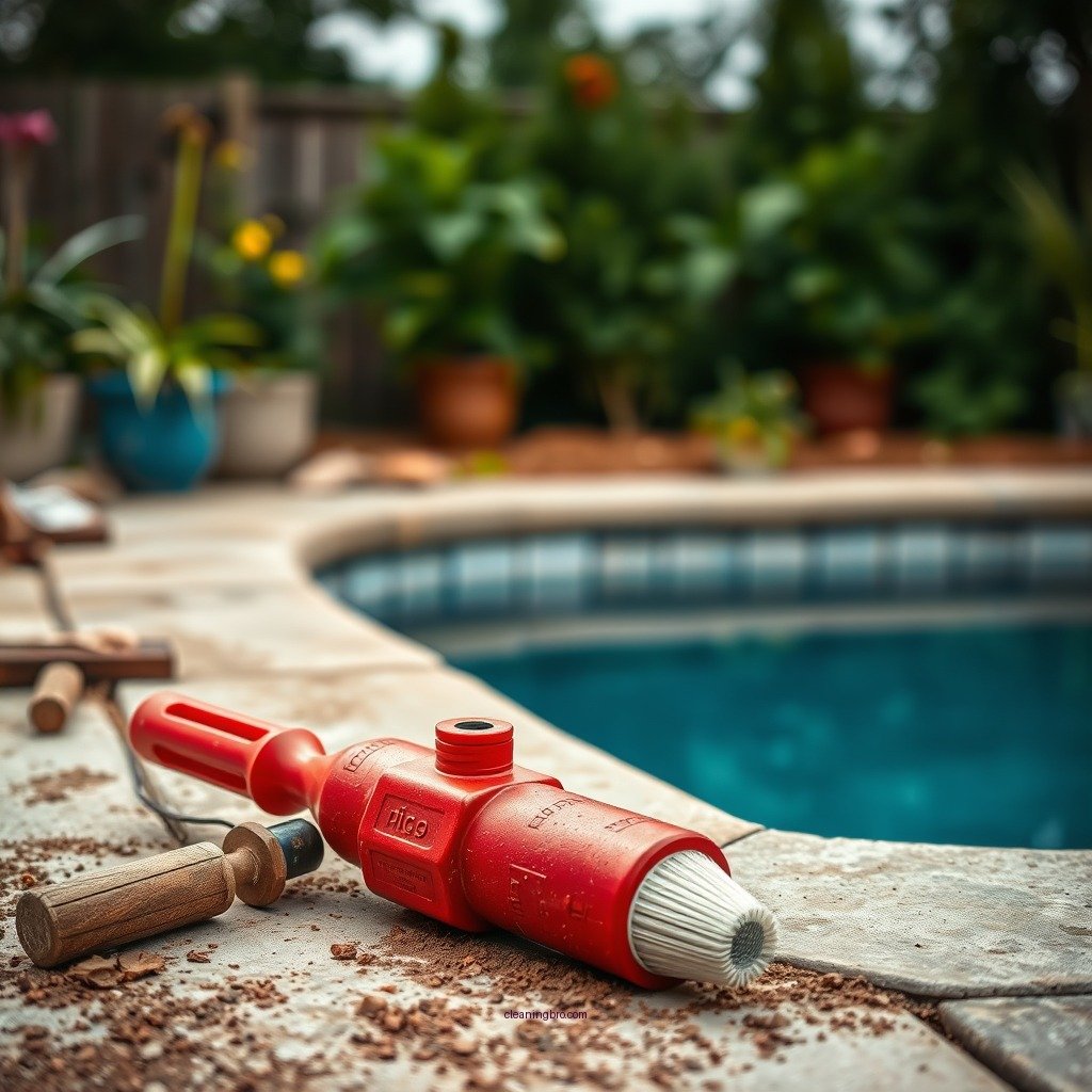 Tools and Materials Needed - how to clean concrete around pool
