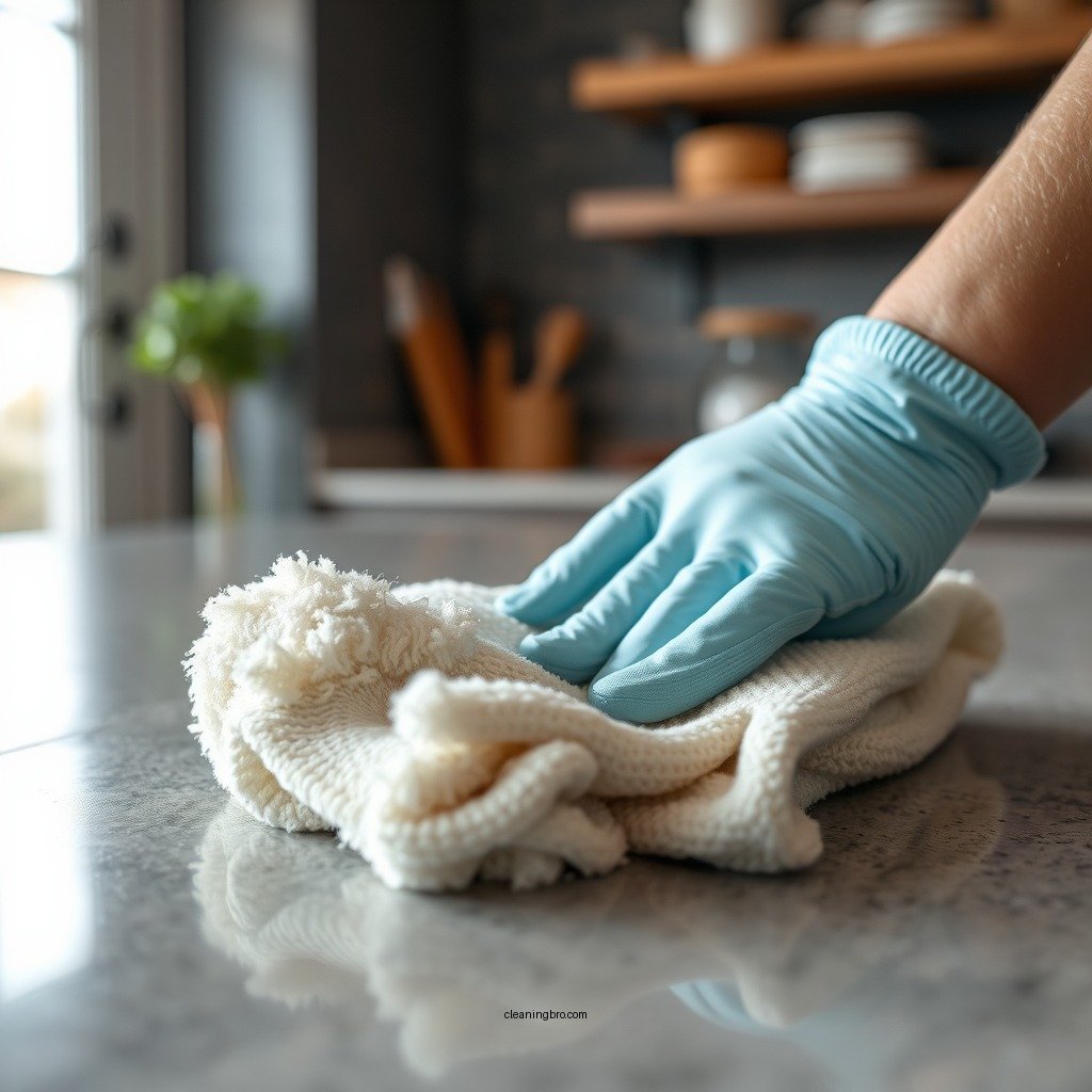 Daily Cleaning Routine - how to clean concrete countertops