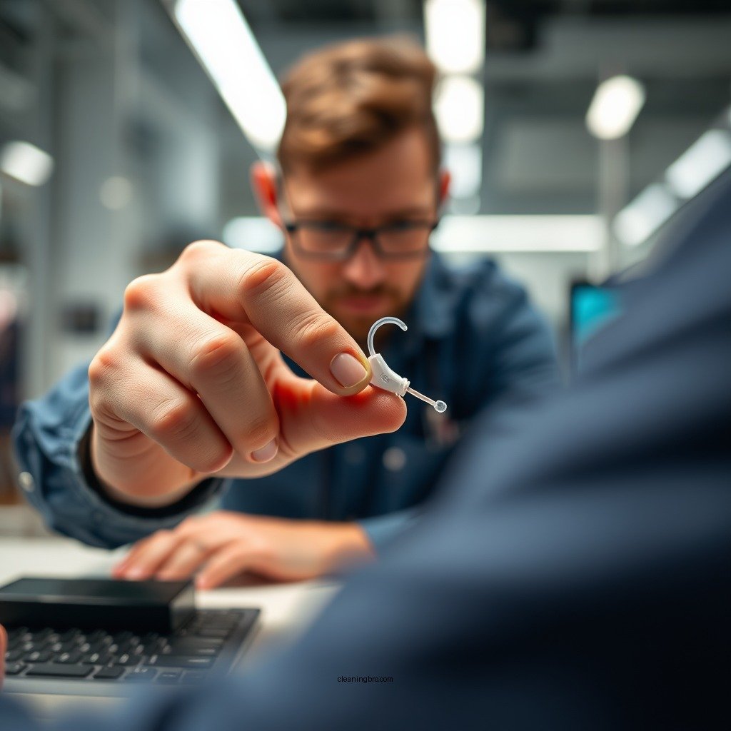 Step-by-Step Cleaning Process - how to clean contacts on rechargable hearing aid