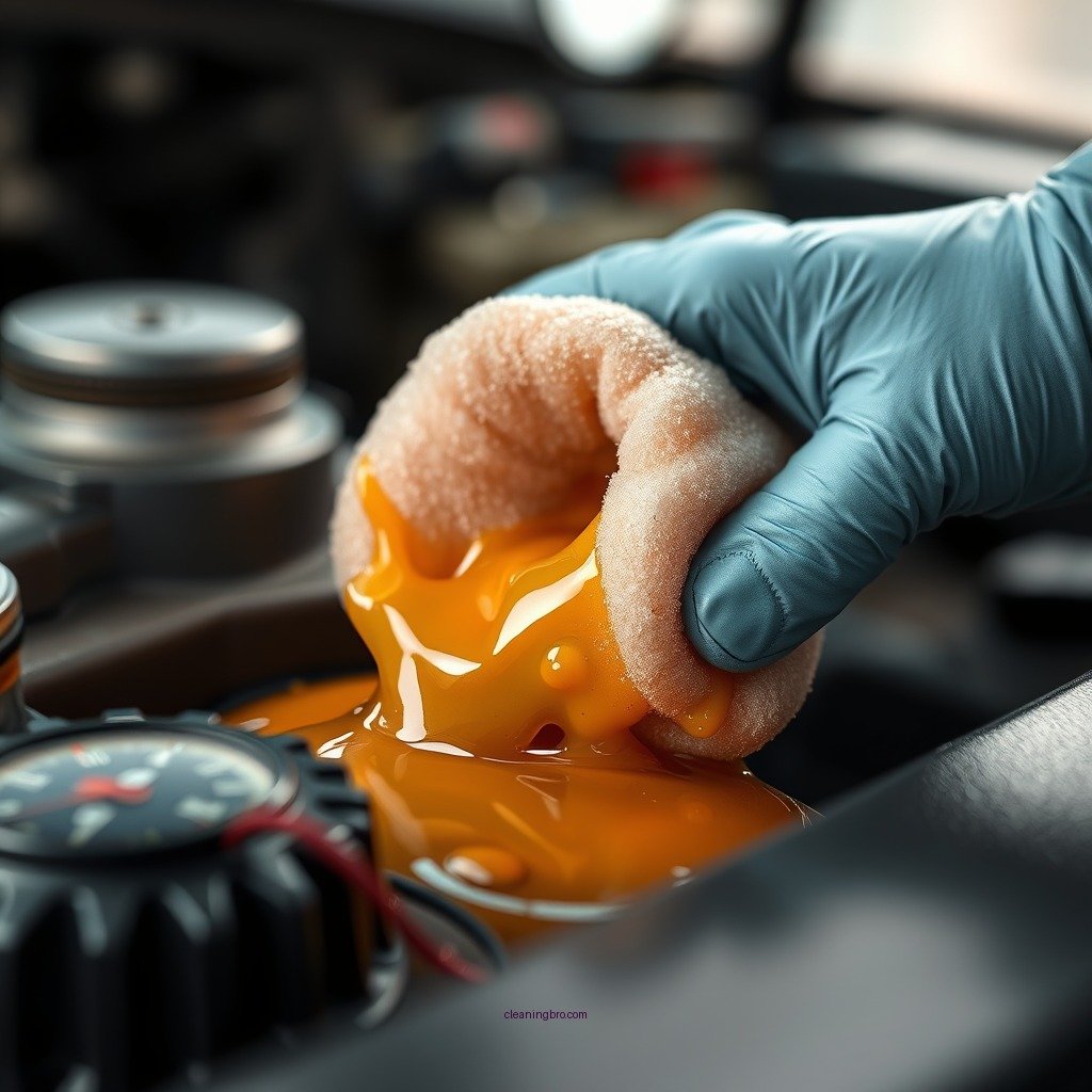 Absorb the Spill - how to clean coolant spill on engine