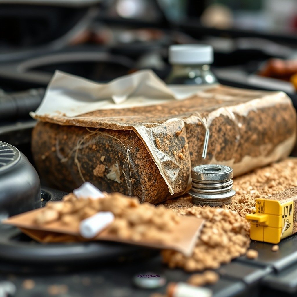 Gather Necessary Materials - how to clean coolant spill on engine