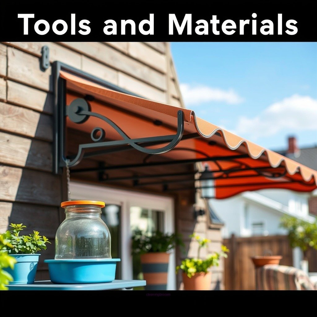 Tools and Materials Needed - how to clean copper awning