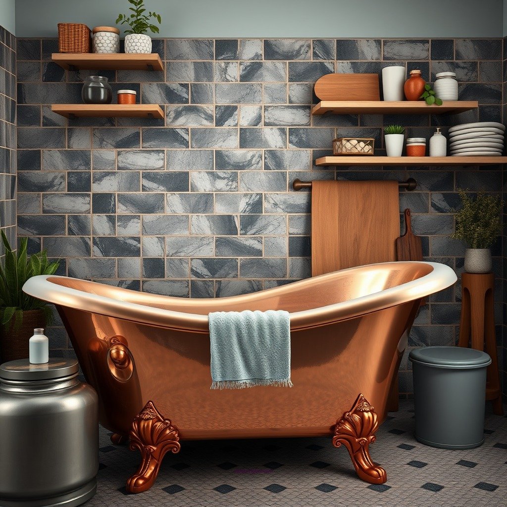 Essential Cleaning Supplies - how to clean copper bathtub