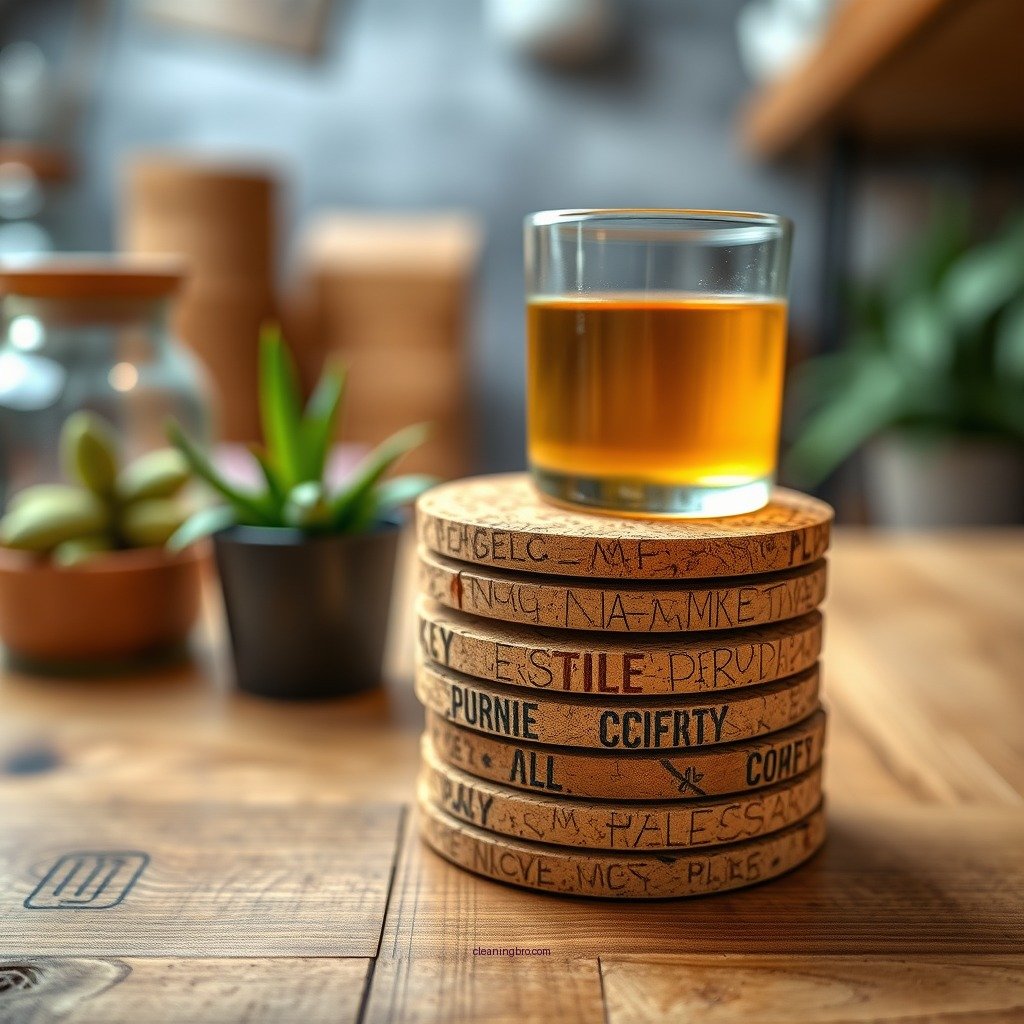 Understanding Cork Coasters - how to clean cork coasters