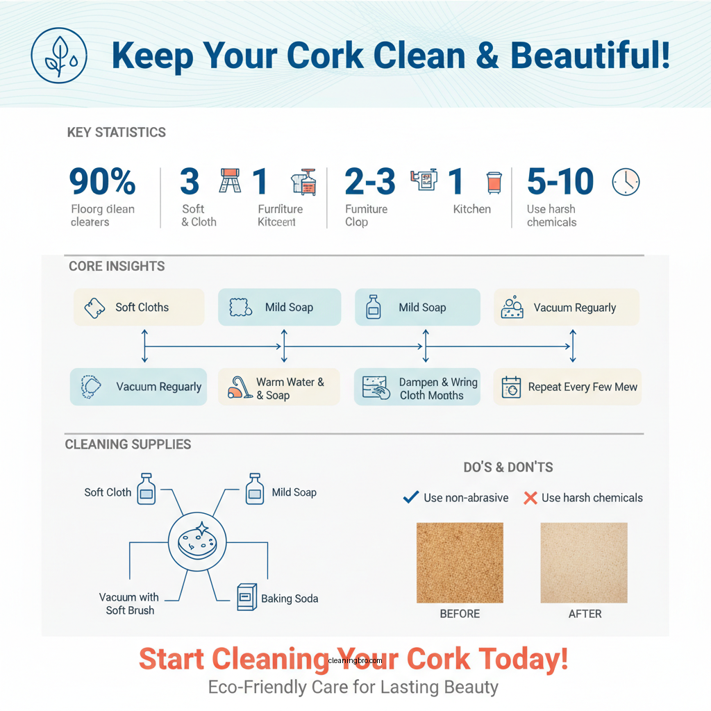 how to clean cork - Data Infographic and Statistics