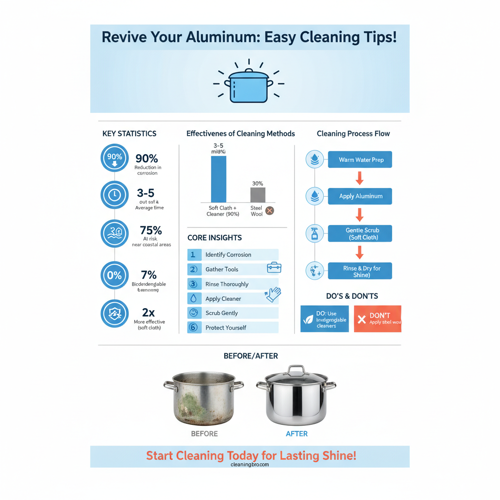 how to clean corroded aluminum - Data Infographic and Statistics