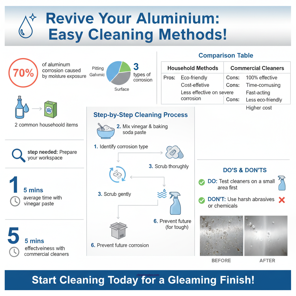 how to clean corrosion from aluminum - Data Infographic and Statistics