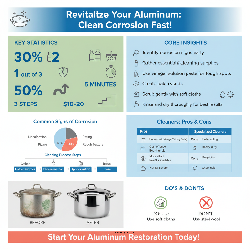 how to clean corrosion on aluminum - Data Infographic and Statistics