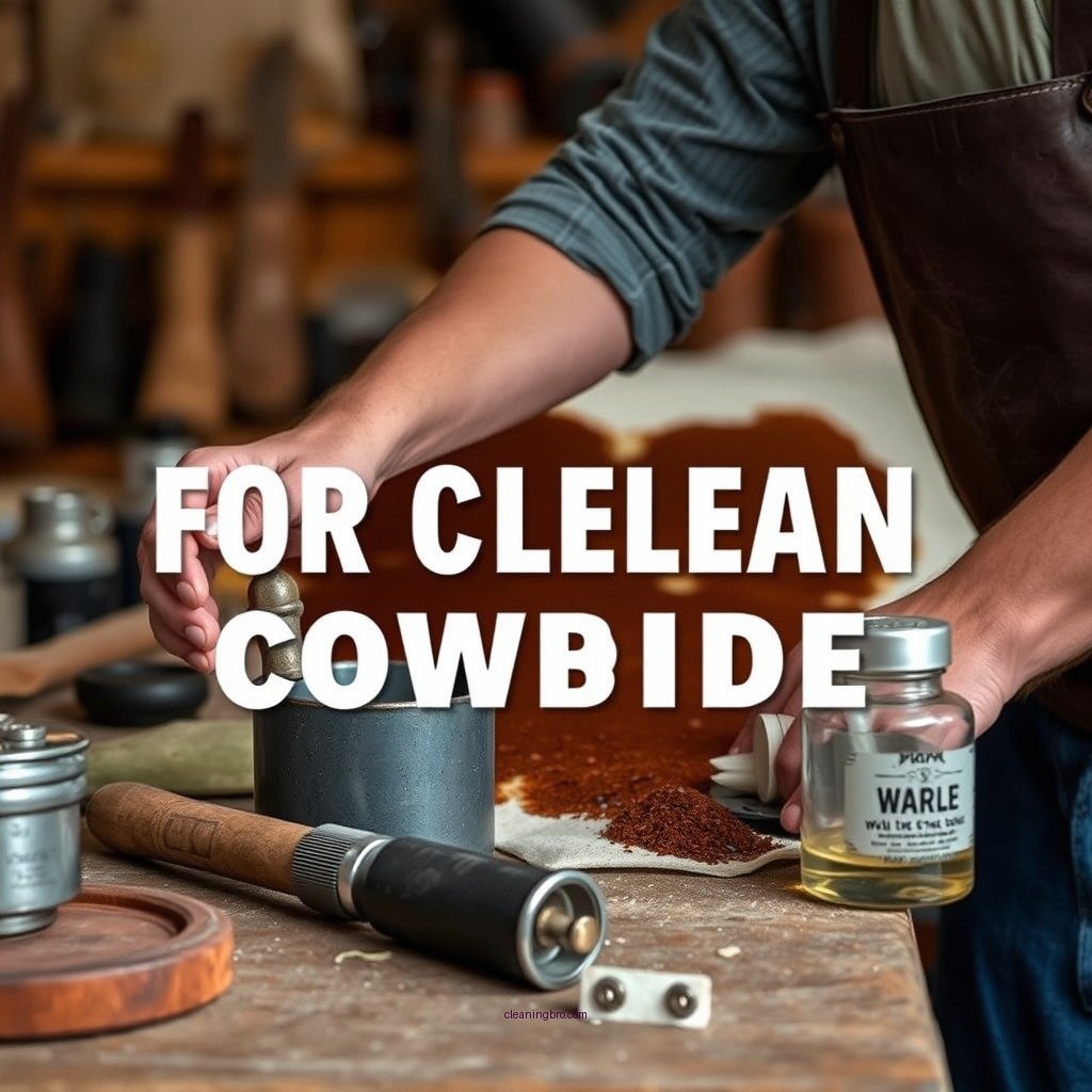 Essential Tools for Cleaning Cowhide - how to clean cowhide