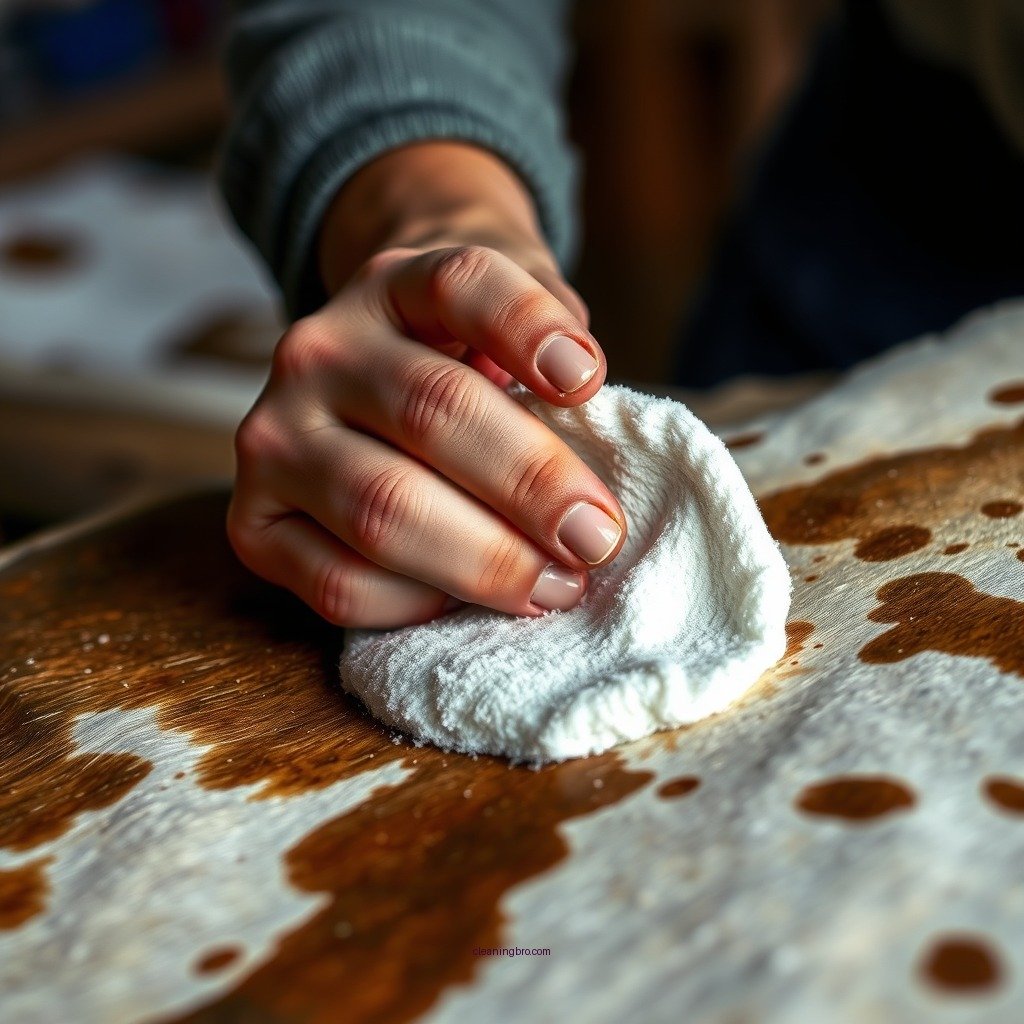 Step-by-Step Cleaning Process - how to clean cowhide