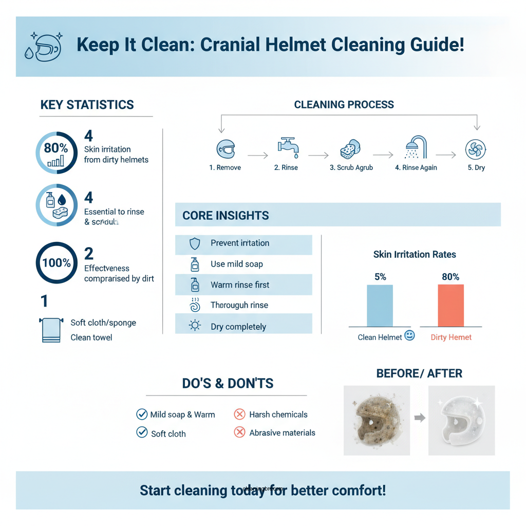 how to clean cranial helmet - Data Infographic and Statistics