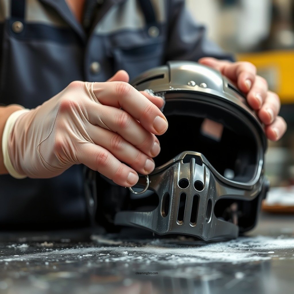Step-by-Step Cleaning Process - how to clean cranial helmet
