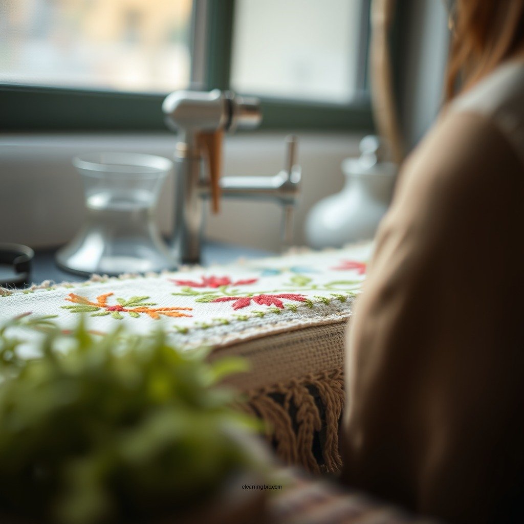 Preparing for Cleaning - how to clean cross stitch