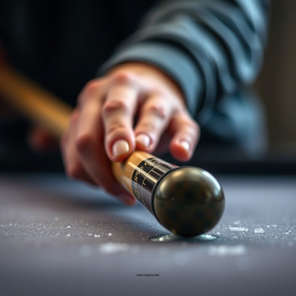 Step-by-Step Cleaning Process - how to clean cue shaft