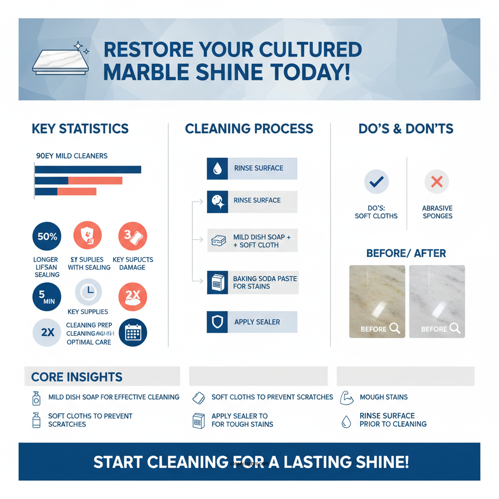 how to clean cultured marble vanity top - Data Infographic and Statistics