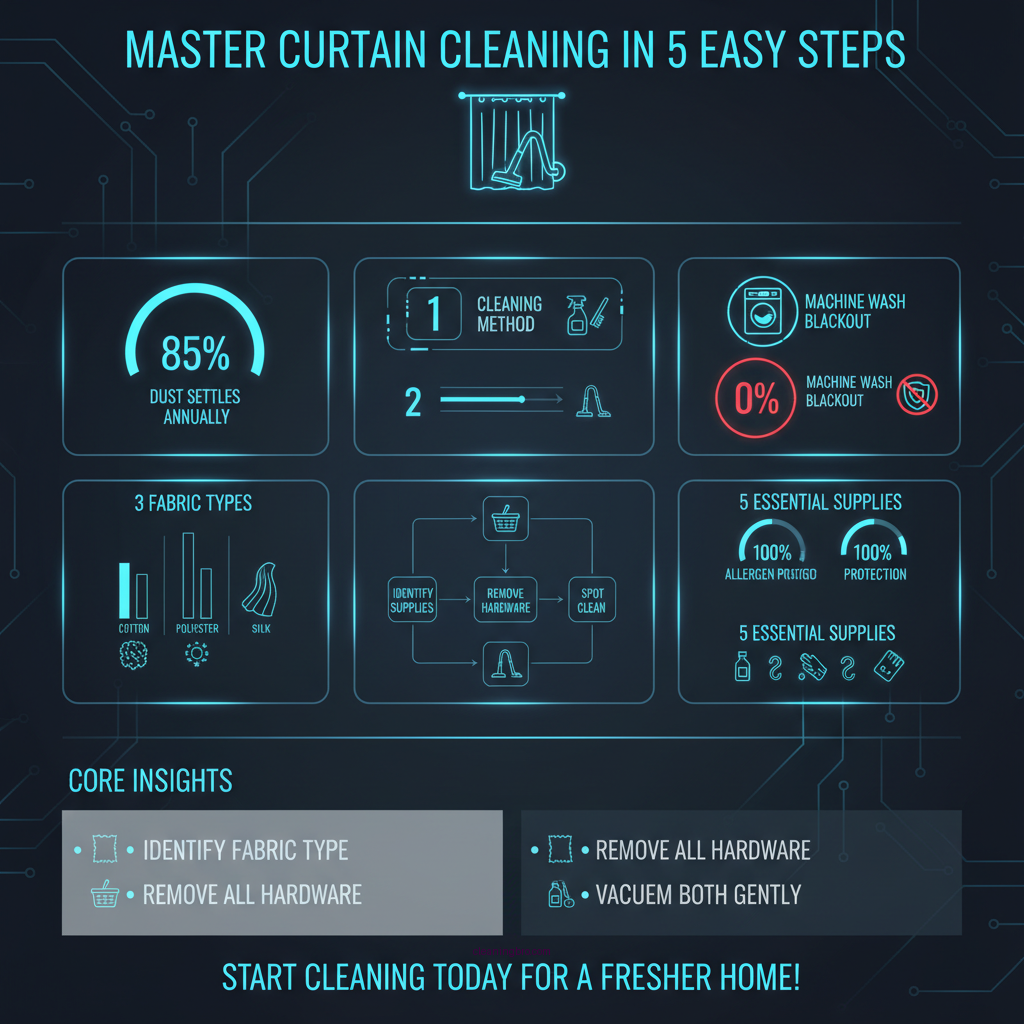 how to clean curtains with blackout lining - Data Infographic and Statistics