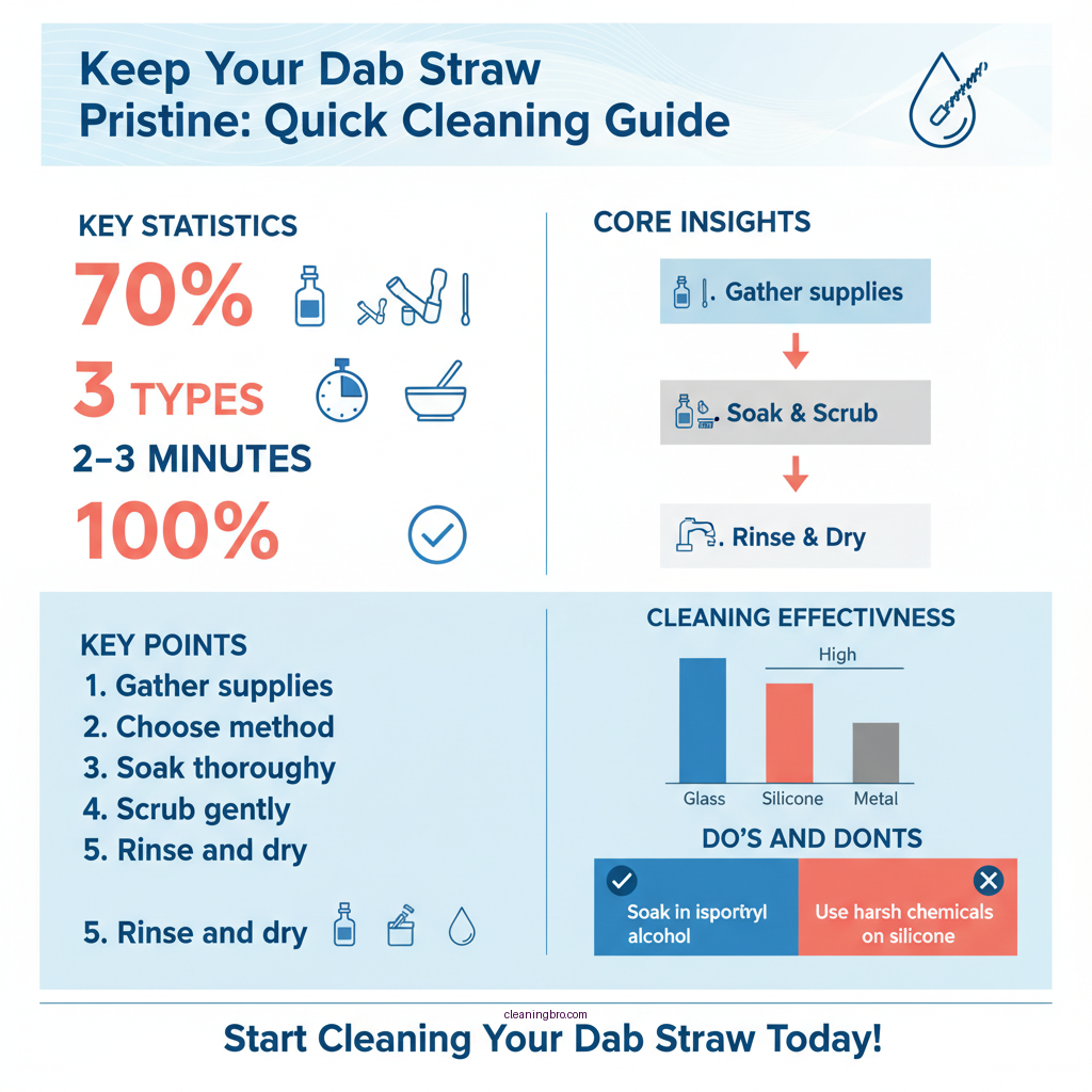 how to clean dab straw - Data Infographic and Statistics