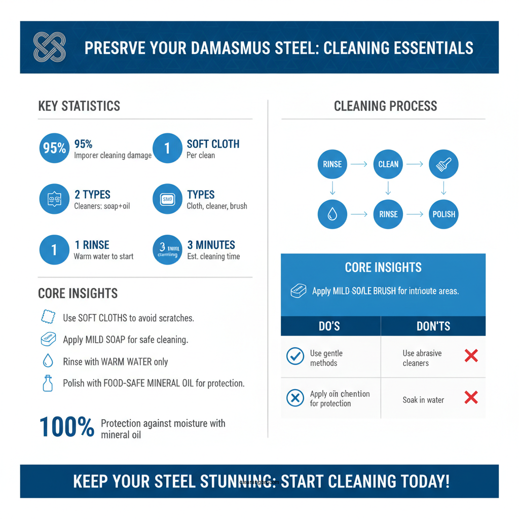 how to clean damascus steel - Data Infographic and Statistics