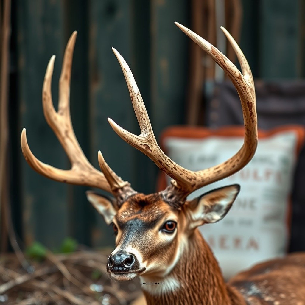 Preparing for Cleaning - how to clean deer antlers