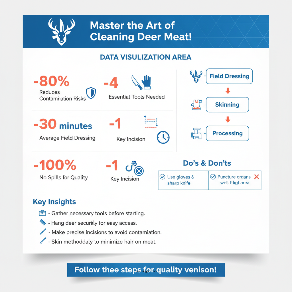 how to clean deer meat - Data Infographic and Statistics