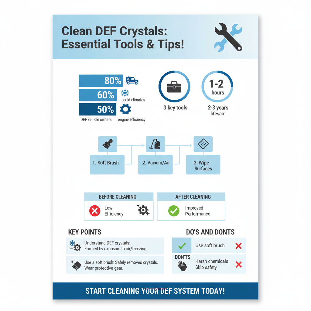 how to clean def crystals - Data Infographic and Statistics