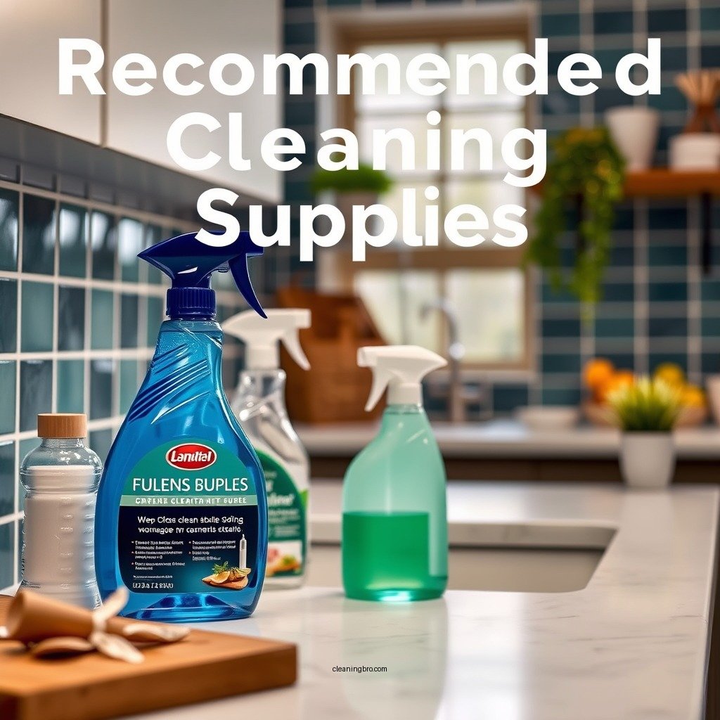 Recommended Cleaning Supplies - how to clean dekton countertops