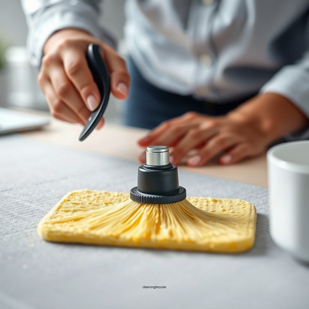 Step-by-Step Cleaning Process - how to clean desk pad