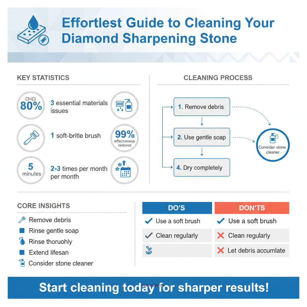 how to clean diamond sharpening stone - Data Infographic and Statistics