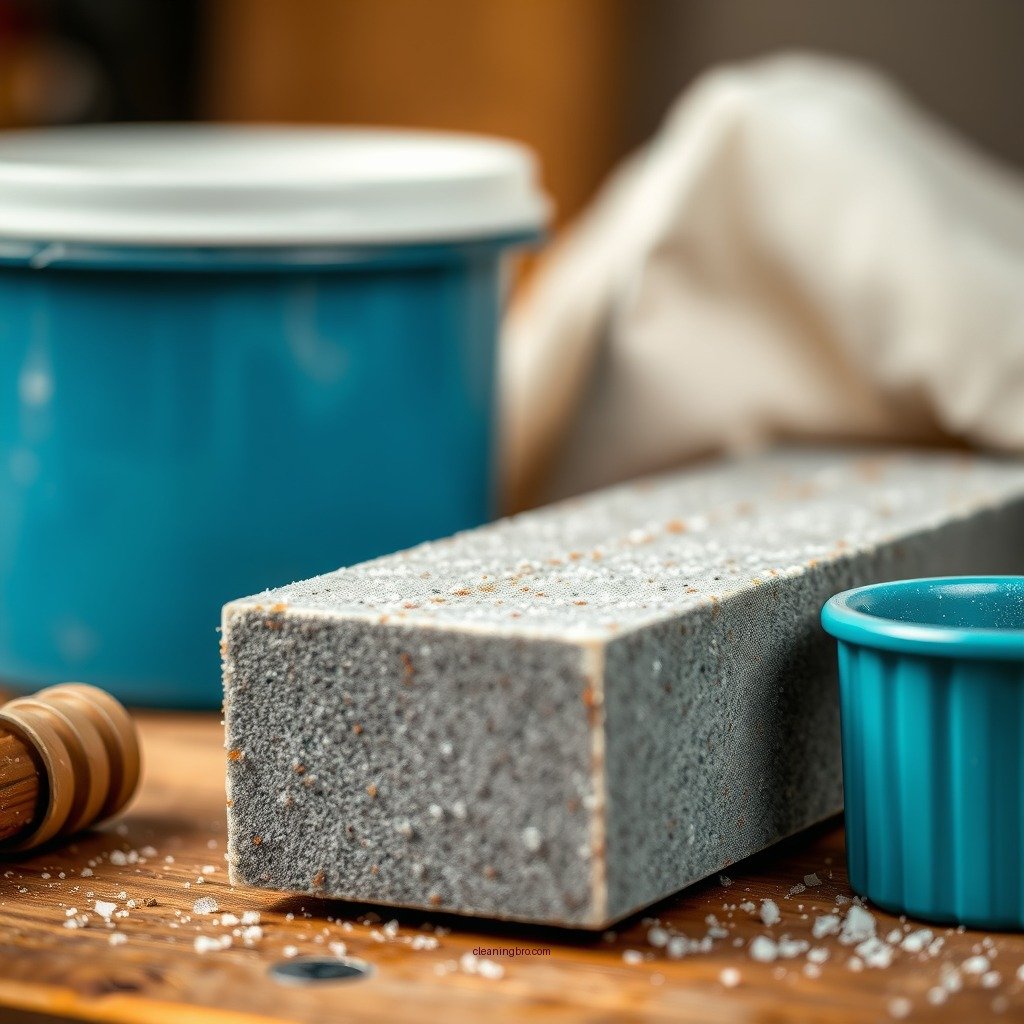 Materials Needed for Cleaning - how to clean diamond sharpening stone