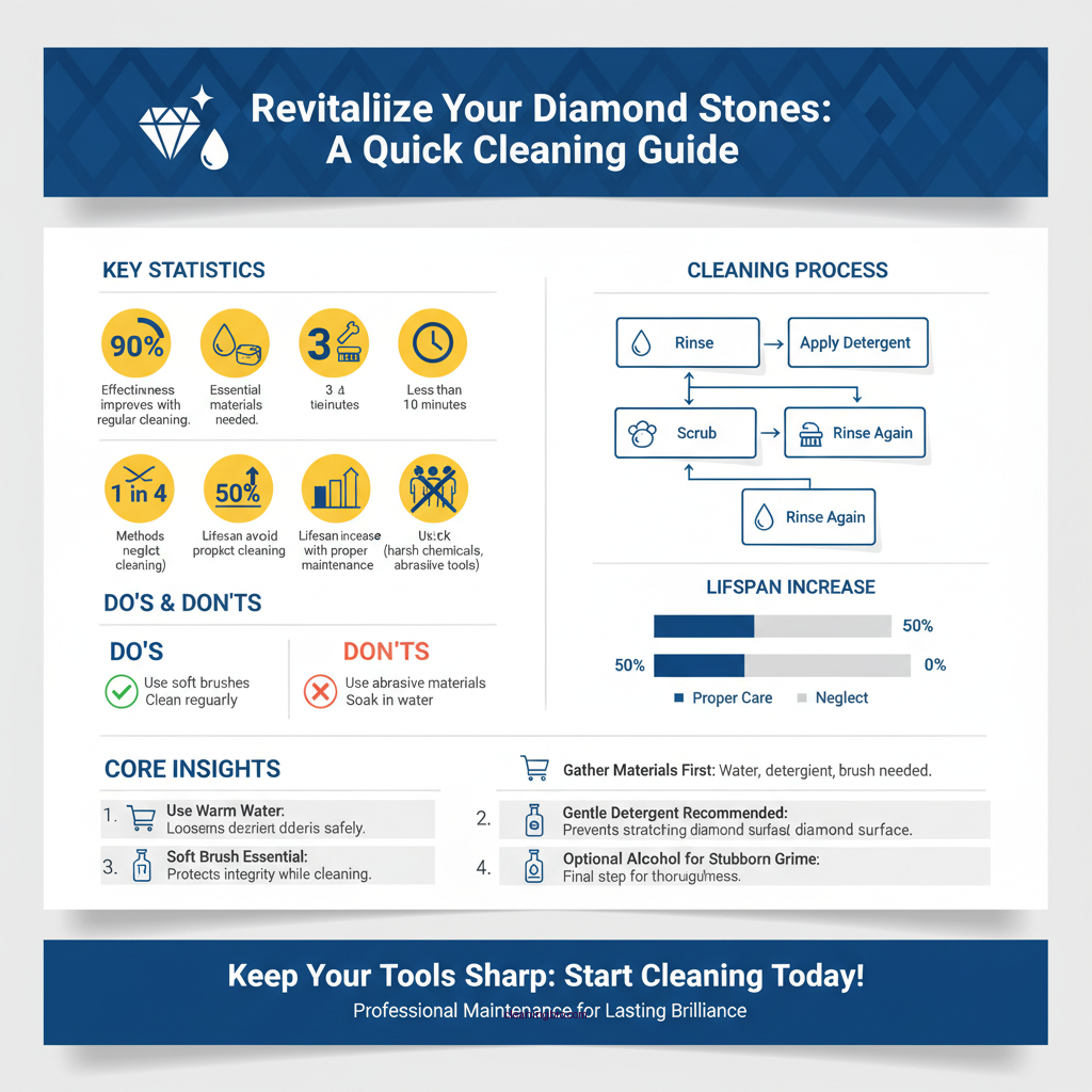 how to clean diamond stones - Data Infographic and Statistics