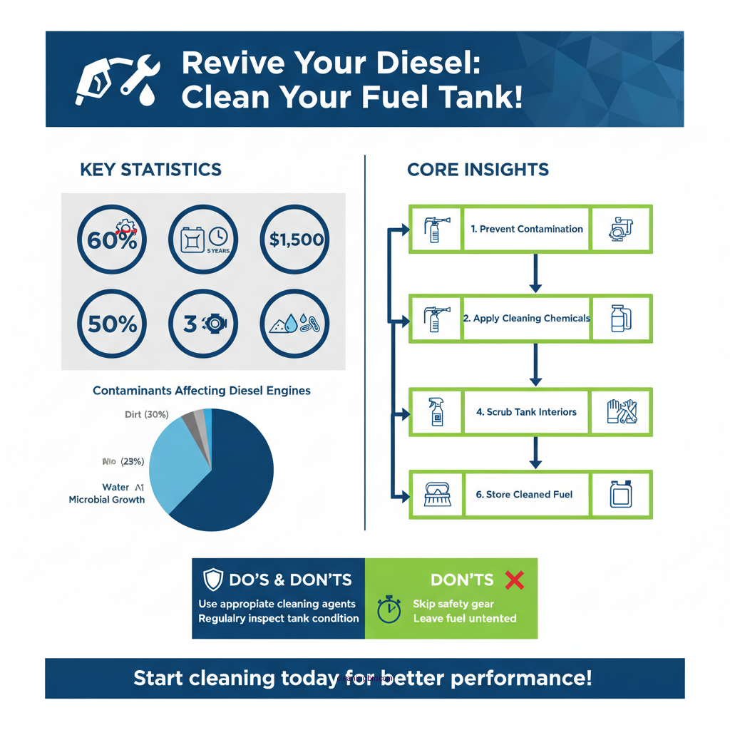 how to clean diesel fuel tank - Data Infographic and Statistics