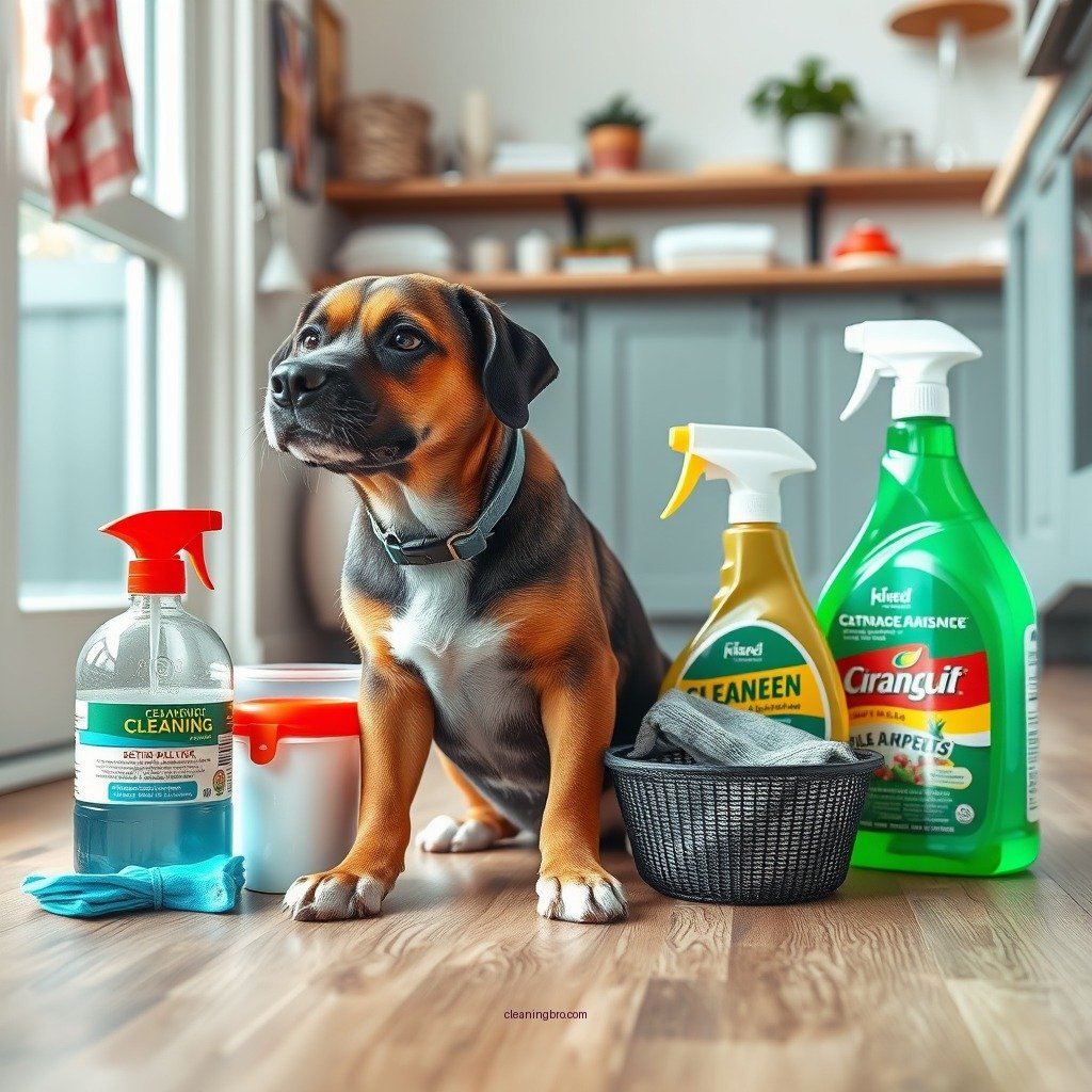 Gather Your Cleaning Supplies - how to clean dog drool off laminate floors